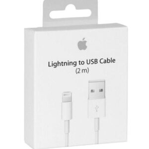 Оригинален Кабел APPLE за iPhone и iPad (Lightning) 2m-Бял