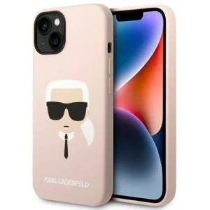 Оригинален Калъф за iPhone 14 KARL LAGERFELD -Розов