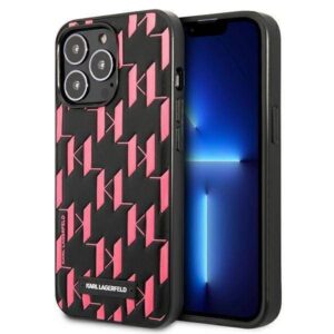 Оригинален Калъф за iPhone 13 Pro KARL LAGERFELD hardcase pink Monogram