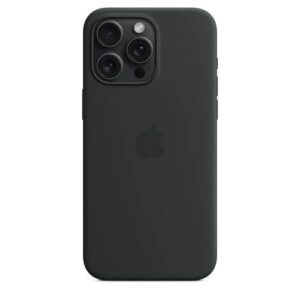 Оригинален Силиконов Калъф за iPhone 15 Pro Max-Черен.MT1M3ZM/A