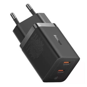 Зарядно устройство Baseus GaN5 Pro Fast Charger 40W 2 x USB-C F-Черен