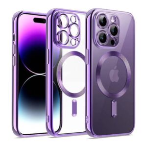 Стилен Калъф iPhone 16 Pro Max Case with Magsafe-Лилав.