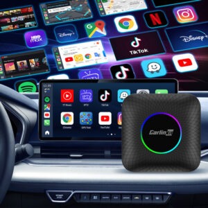 Безжичен Apple CarPlay / Android Auto адаптер за автомобил CPC200-TBOX LED