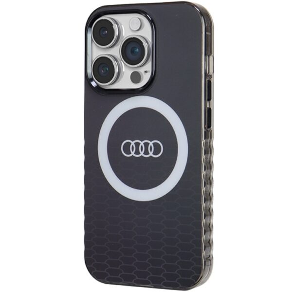 Оригинален Калъф Audi за iPhone 16 Pro IML Q5 Magsafe -Черен - Image 2