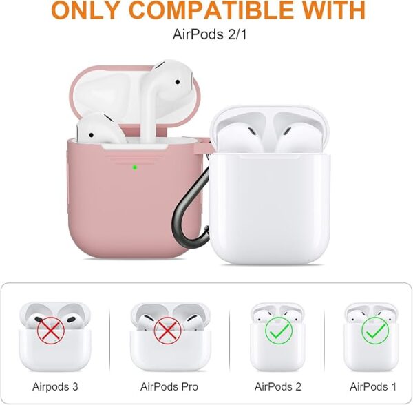 Силиконов калъф за AirPods 2 – Пепел от рози - Image 2