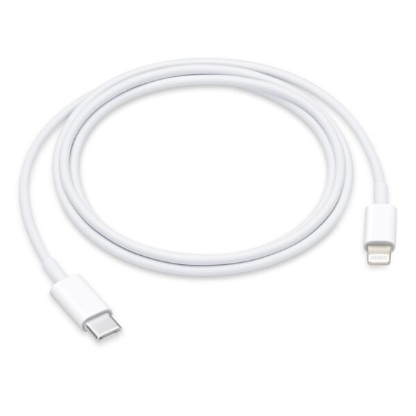 Комплект Оригинално Зарядно APPLE USB-C 20W с Оригинален кабел Apple USB-C to Lightning-Бял - Image 2